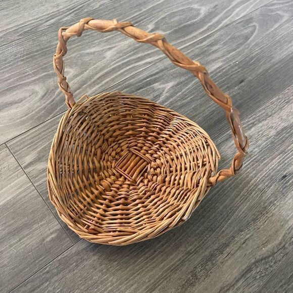 Small size wicker open basket - Picture 5 of 5